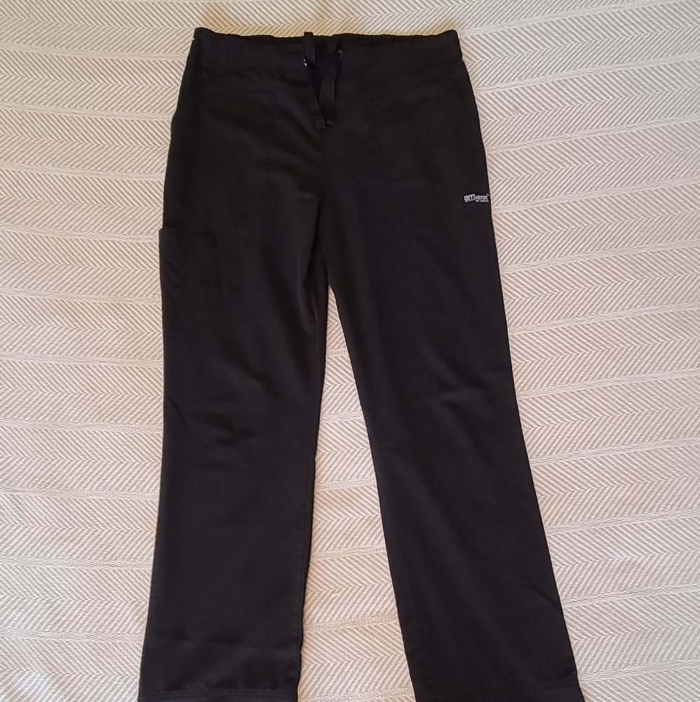 Signature Grey's Anatomy Scrub Pants Black Medium